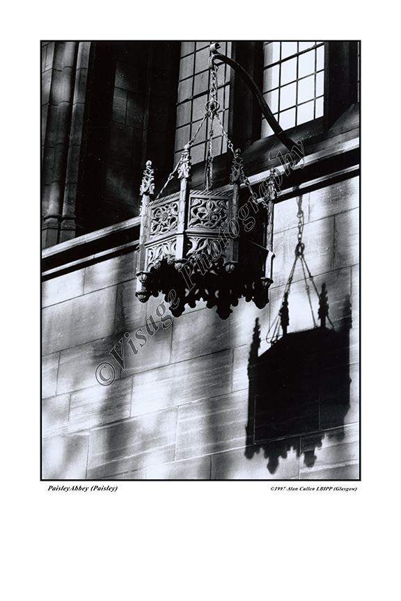 Professional photographer in Glasgow, Fine Art Photographers in Glasgow, Paisley Abbey Lantern